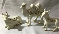 Jade Porcelain Nativity Animals