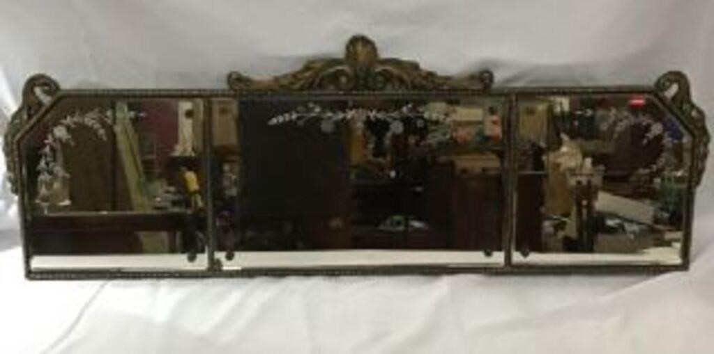 Vintage Long Decorative Vanity Mirror