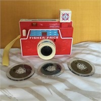 FISHER PRICE CAMERA WITH 3 DISCS c.1970