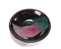 Japanese Art Pottery Bowl Gorgeous Glaze