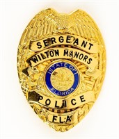 Wilton Manors, Florida Police Sergeant Badge