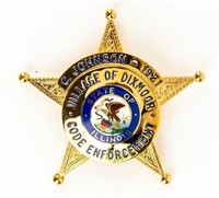 Dixmoor, Illinois Code Enforcement Officer Badge