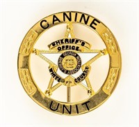 White County, Georgia Canine Unit Badge