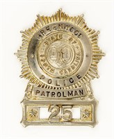 Greenwood, South Carolina Patrolman Cap Badge