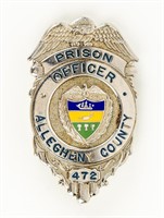 ALLEGHENY PRISON OFFICER BADGE