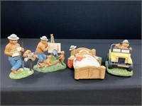 Lefton music figures and figurines 4 in lot