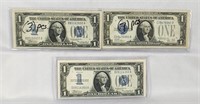 (11) Pieces $1 Silver Certificates  “Funny Backs”