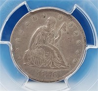 1876 20 Cent PCGS XF 45