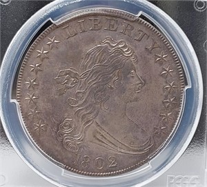 1802 $1 PCGS AU 55 – Nice!