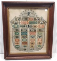 Fractional Currency Shield – In Period Frame with