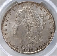 1881 $1 PCGS MS 62