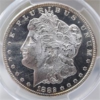 1882-CC $1 PCGS MS 64 DMPL