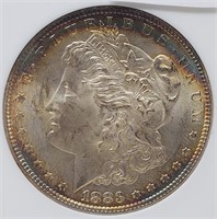 1883 $1 ANACS MS 63 Excellent Color