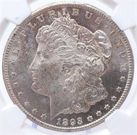 1893-CC $1 NGC MS 63 First Auction Appearance