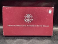 1993 US MINT THOMAS JEFFERSON 250TH ANNIVERSARY