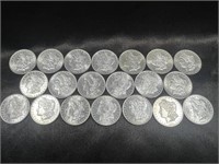 UNCIRC ROLL (20) US MORGAN DOLLAR 1881 (O) MS62+