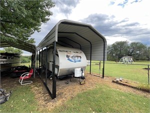 Carport 35ft L x 14ft W x approx 12ft H