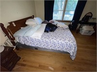 King Size Bed w/Adjustable Bed Frame