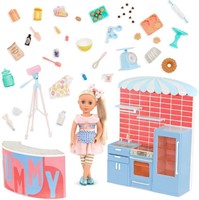 --Glitter Girls Cooking Show Set with 14-inch Doll