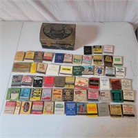 Vintage Matchbook Lot Whitman Chocolate Tin