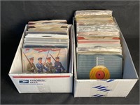 150+. Lot 45 RPM Records w/ Who, Stones, More