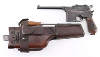 Mauser Model C96 with stock. 7.63x25mm