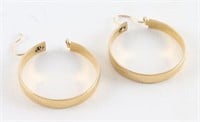 14KT Yellow Gold Hoop Earrings