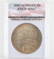 1890 Morgan 1D ANGS MS67