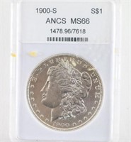 1900-s Ancs Ms66 S$1