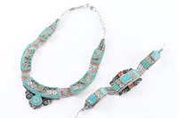 Tibetan Necklace & Bracelet