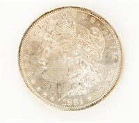 Coin 1881-S Morgan Silver Dollar-BU