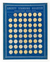 Coin Standing Liberty & Washington Quarters Set