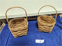 (2) 1985 Longaberger Baskets