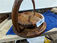 Wooden Collapsible Bowl