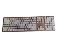 Rose Gold Metal Bluetooth Keyboard