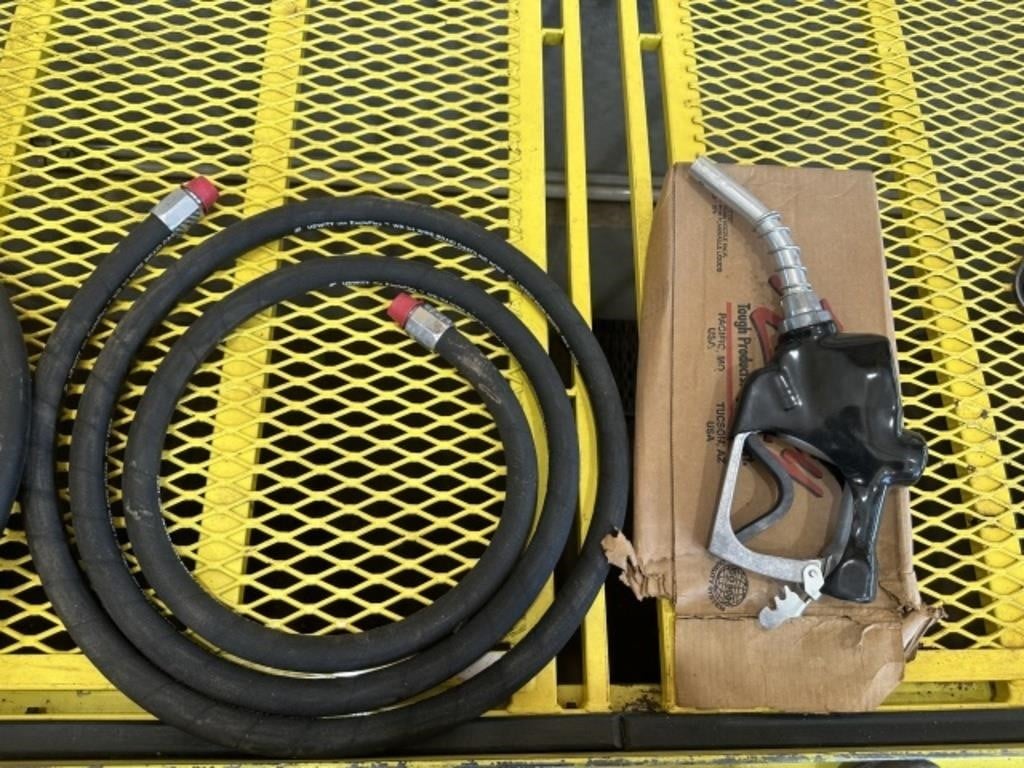 Husky fuel nozzle and hose