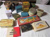 Old tobacco tins