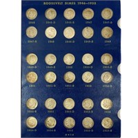 1946-1964 Roosevelt Dime Book (48 Coins)