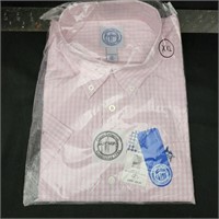 Guy Harvey Pink Checker Short Sleeve (2X) NEW