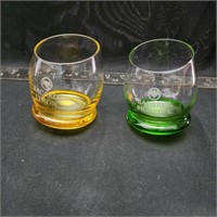 Set of 2 Bacardi Roly Poly Glasses
