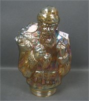 Dk. Marigold Figural Iridised Santa Candy Jar Top