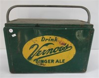 Drink Vernors vintage cooler.