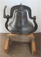 No. 2 Cast Iron Bell on Stand.