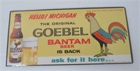 Outstanding 1950's Goebel Bantam Beer Advertising