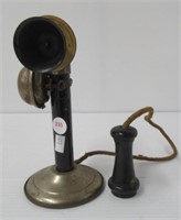 Vintage play candle stick phone made in USA by