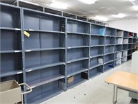 Approx (25) Sections Ass't Metal Shelving