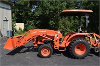 2017 Kubota L2501D HST 4WD tractor 80hrs