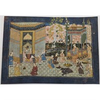 Indo Persian / Mughal Indian Miniature Painting O