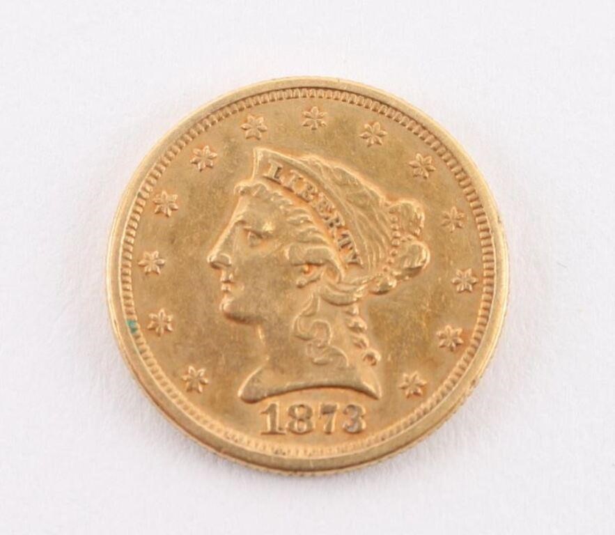 1873 Liberty Head Gold Coin