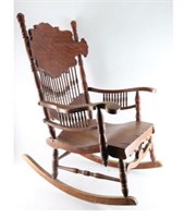 Beautiful Antique Victorian Rocker